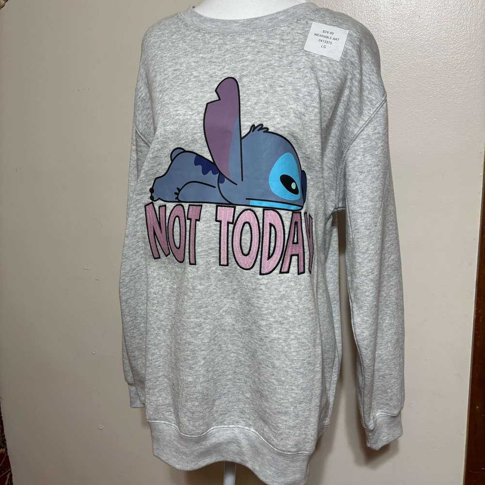 Not Today LILO STICH Sweatshirt